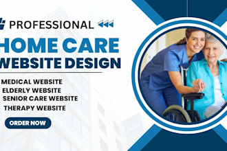 home care website, medical, mental health, healthcare website, therapy website
