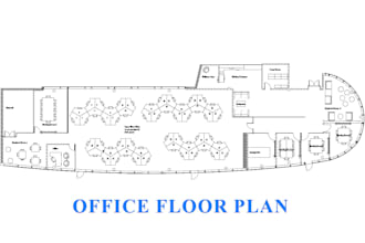 design custom autocad floor plans for homes, offices, and apartments