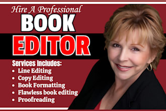 be your book developmental editor typesetting formatting manuscript, proofreader