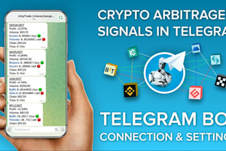 setup daily profitable pancake swap bot, crypto telegram bot, arbitrage bot