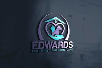 do professional wonderful fun modern pet home care logo