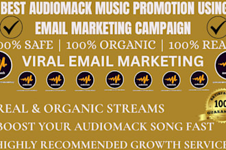 do best audiomack music promotion using email marketing campaign