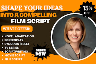 craft a compelling screenplay, movie script, TV pilot, or short film