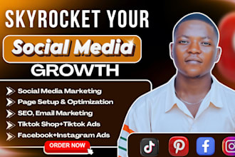 do social media marketing manager, tik tok shop, instagram shop, facebook shop