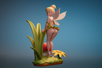 create anime themed figurines, nsfw,toy creation,3d modeler,stl file,3d printing