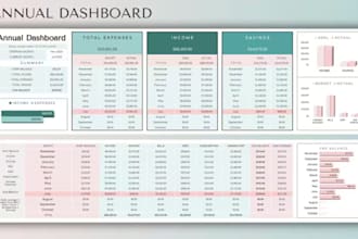 do custom monthly and annual debt payoff budget planner for you in google sheet