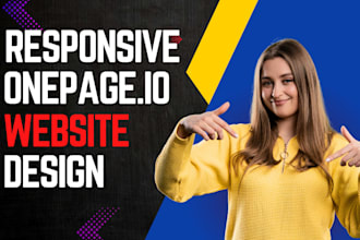 design one page io, one page dot io, smma website with onepage io