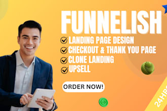 build or clone shopify landing page design with replo, gempages and funnelish