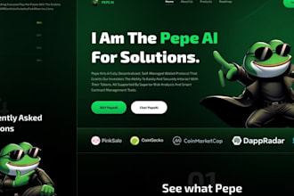create meme coin website, meme website, pepe website, crypto meme coin website