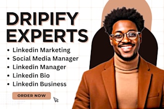 be your linkedin social media marketing, manager