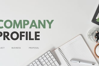 company profile, brochure design, annual report, white paper, pitch deck