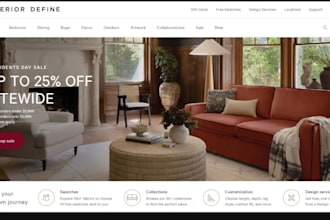 build furniture shopify store homedecor shopify store interior design website