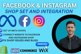 connect your ecommerce store with facebook shop and instagram shop tiktok shop