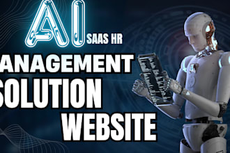 develop saas ai hr management solution website, ai recruitment, ai payroll web