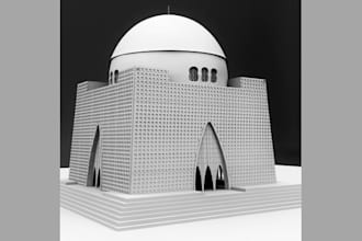 create 3d monument, designs memorial models, historical landmark, architectural