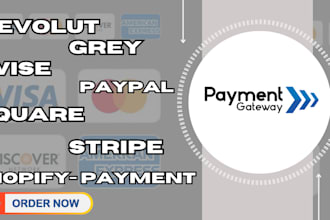 setup a verified shopify payment wise paypal revolut square grey helcim skrill