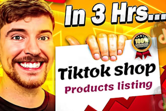 fix tiktokshop private label, tiktok shop product listing, gmv ads in USA, UK