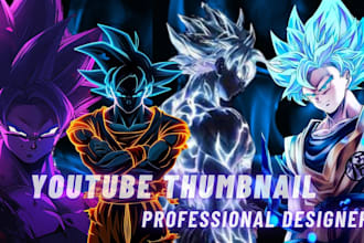create professional anime youtube thumbnails for high engagement