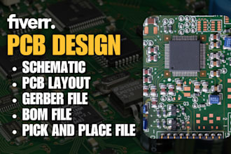design circuit and pcb layout in kicad, proteus, easyeda, altium