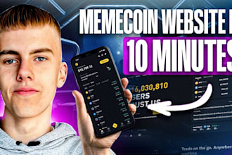 build meme coin crypto website meme website meme art crypto token
