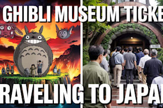 get you studio ghibli museum tickets, tokyo, pokémon café reservation japan