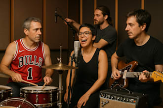 we will record your instruments and vocals