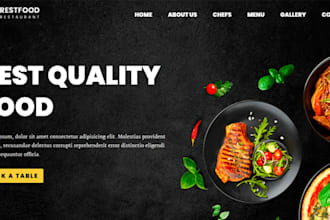 design a powerful wordpress restaurant, online food ordering, catering website
