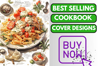 design the perfect cookbook cover for amazon kdp