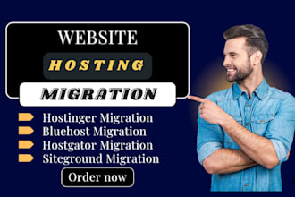 migrate wix hostgator siteground bluehost hostinger woocommerce migration