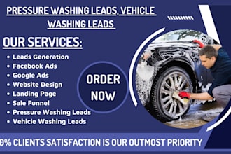 generate pressure washing leads cleaning service power washing janitorial leads