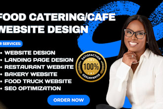 do restaurant website food catering website food cafe website food truck website