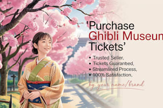 be your trusted ghibli museum and studio ticket booking agent