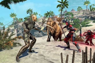 mmorpg game,third shooter game, unity game,meta game,ai game development