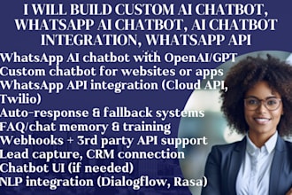 build custom ai chatbot whatsapp ai chatbot ai chatbot integration whatsapp API