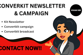 be your convertkit expert setup kit newsletter convertkit newsletter campaign