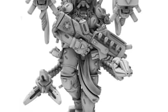 sculpt 3d model, 3d stylized action figure, warhammer 40k minis for 3d printing