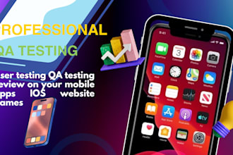 user testing QA testing review on your mobile apps IOS website games