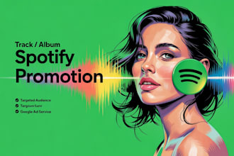 spotify music track promotion and spotify album promotion