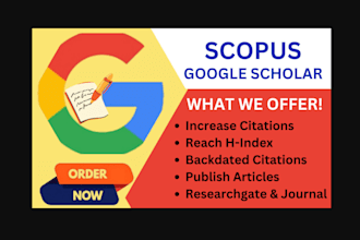 references articles for google scholar citations increase