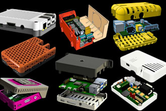 design custom pcb enclosure,pcb layout product for case,board and 3d printing