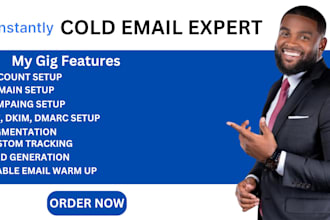 setup instantly ai automation for email warm up and cold email outreach