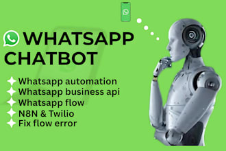 do whatsapp automation, whatsapp api, whatsapp flow, n8n, twilio, fix flow error