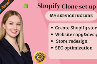 copy clone shopify store clone shopify website design, duplicate shopify store