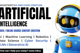 do online course, video content, ai, cyber security, artificial intelligence, ml