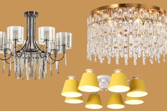 design realistic lamp, chandelier lamp, and any of your lighting fixtures