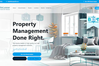 property management website squarespace website redesign property management