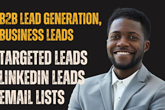 b2b lead generation linkedin b2b sales email list building for high ROI