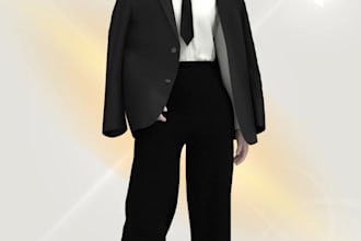create 3d garment animation clothing using clo3d, fashion