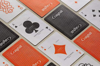 design custom adult or family playing cards, game box mockup and rule book