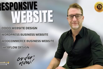build, develop, and edit woocommerce, webflow, wix, and odoo website designs